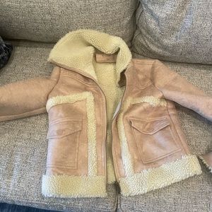 Mother faux suede jacket